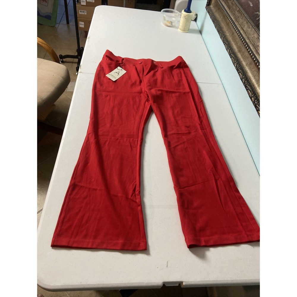 Tapata Women's XL 16 Red Dress Pants Work Casual Wear